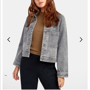 RVCA Kelton Corduroy Denim Cropped Jacket